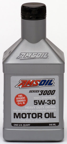 Amsoil Series 3000 5W-30 Heavy Duty Diesel Oil Bottle