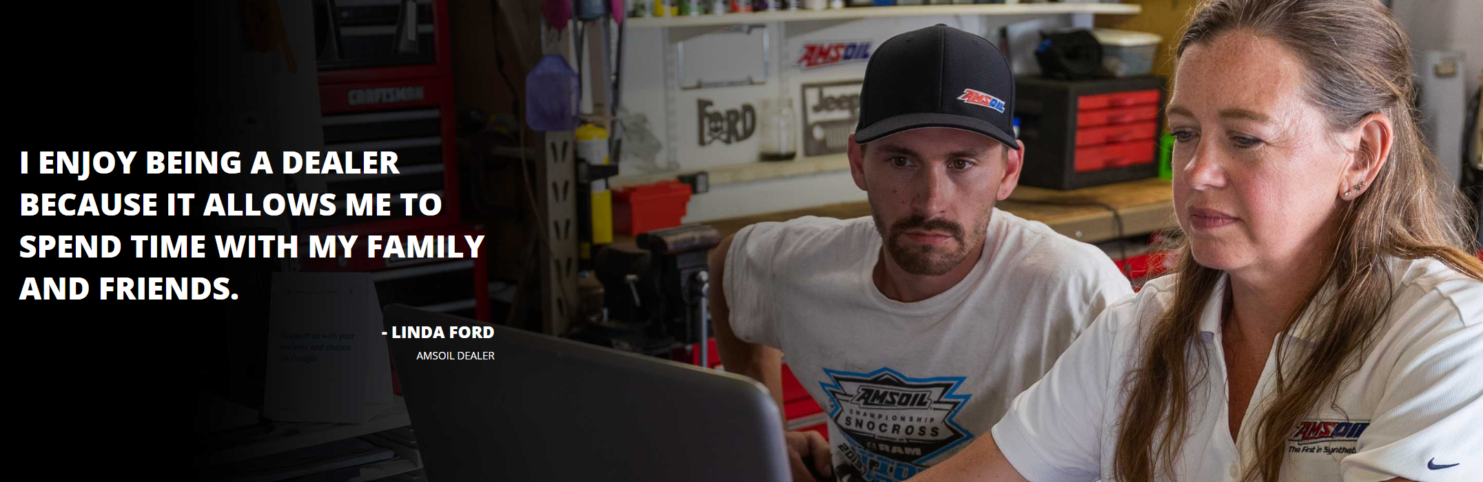 Screenshot from AMSOIL’s official Dealer page at AMSOIL.com.