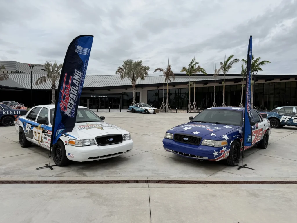 Some of the cars that greeted visitors to the Racers and Creators Expo (RACE)