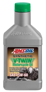 AMSOIL 15W-60 & 20W-40 100% Synthetic V-Twin Motorcycle Oil