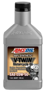 AMSOIL 20W-50 100% Synthetic V-Twin Motorcycle Oil