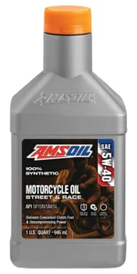 AMSOIL 100% Synthetic Street & Race Motorcycle Oil