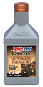 AMSOIL SAE 60 100% Synthetic V-Twin Motorcycle Oil