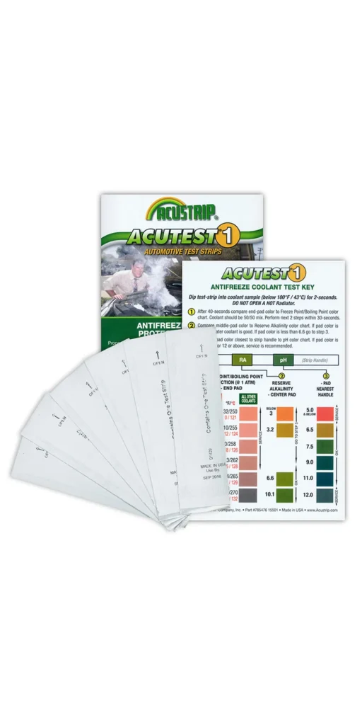 Antifreeze Test Strips