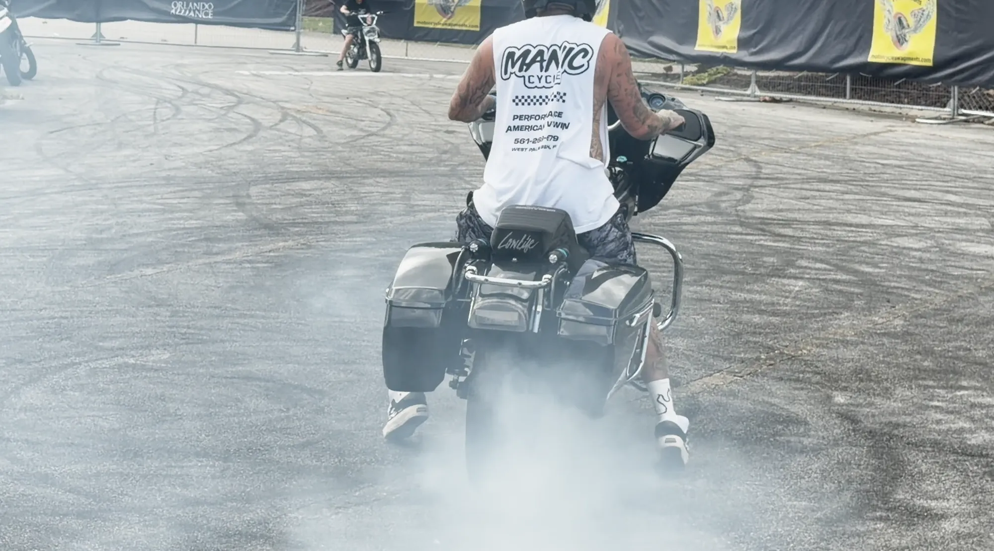 Another Burn Out at the Stunt Show