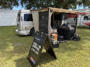 A New Interior Setup for my AMSOIL Booth at the 34th Daytona Beach Biketoberfest Motorcycle Parts Swap Meet