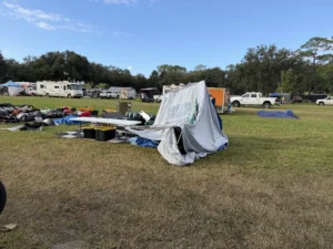 Winds Hit Saturday Night at the 34th Beach Biketoberfest Motorcycle Parts Swap Meet